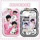 Morningside Top Login Jugendgruppe um hausgemachte Star Handsome Boy Support Shovel Su Xinhao Wave Card Set Student Mahlzeit Set Wave Su Xinhao N12352 Wave Card Set + schwarzes Gummi -Ring -Armband