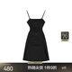 JNBY【商场同款】24夏新品连衣裙无袖吊带棉质5O6G14420 001/本黑 M