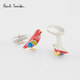 Paul Smith Men's Macaw Cufflinks French Shirt Cufflinks Cuff Pins Holiday Gifts Valentine's Day Gift Red