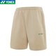 尤尼克斯（YONEX）25年新款尤尼克斯YY羽毛球服运动服T恤速干透气上衣短袖16833CR 16833CR_冰米色 L