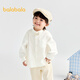 Balabala shopping mall same style baby long-sleeved shirt boys shirt autumn new top fashion off-white 10302 90
