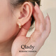 Qlady wrapped silver earrings silver earrings gold earrings women's unique beautiful earrings 2025 new high-end earring gift