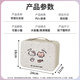 
Bahainiao cute makeup bag for women niche suitcase large capacity makeup box with mirror portable travel storage bag