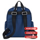 Samsonite Solid Color Leichte und langlebige Stoff -Rucksack mittelgroße Paarstil bei Männern und Frauen Indigo Blau modische und luxuriöse Basispakete (Tasche)