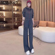 Magiopy International Luxury High-End-Marke Fashion Grey Casual Sports Set 2025 Spring Small Short Jacket Grey Two-Tiefe Set S (100jin [Jin Equals Equals ärgerlich]))