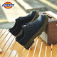 Dickies men's casual shoes workwear business leather shoes men's casual retro British workwear shoes black 40