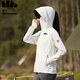 
banana ice silk sunscreen clothes for women 2025 new summer sunscreen clothes for large hat brim UV thin men's jacket 9905 women's light gray M