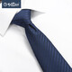 Goldlion Men's Exquisite Striped Tie Fashionable Business Casual Formal Interview Gift Box for Boyfriend
