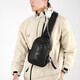 2025 Nuevo bolso impermeable Bolsa de cuerpo cruzado y moderno Bolsa de deportes para hombres Mochila multifuncional Bolsa de gran capacidad negra