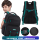 
Disney waterproof, breathable, weight-reducing, ridge-resistant, dirt-resistant, junior high school and high school campus style simple fashion trend versatile travel bag book SM11976 black and green