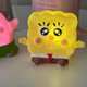Crayon Shin-chan Night Lamp Luminous Artifact Baby Feeding Lamp Desktop Bedside Ornament Children's Creative Gift Children's Day Gift SpongeBob SquarePants Lamp