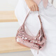 
CHARLES/KEITH25 Autumn New Product Retro Pleated Bow Single Shoulder Armpit Bag CK2-40271626 Aura Pink Aurora Powder S