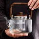 Niye teapot glass teapot electric ceramic stove high borosilicate glass kettle boiling water open flame high temperature teapot glass tea making
