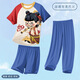 莫代尔女童空调服2025新款儿童睡衣哪吒敖丙男童夏家居服冰丝 ST12350那扎敖丙【凉感莫代尔】 160 cm/20码【155-160cm】