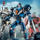 Belego Lego Technick Box Pacific Ring Mecha Model zusammengebautes Bausteine Spielzeug Sturm rote Rache gefährliche Wanderer ERIERENE EUREKA RAIDER 698 Partikel