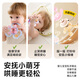 Rushan Manhattan hand ball teether baby toy silicone chewable baby teething stick 0-3-6 months old 6-in-1 Monet Nebula-free storage box