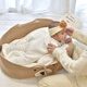 
Sweet Miaomiao baby carry basket portable safe sleeping basket baby carry basket newborn discharge basket foldable mobile sleeping basket khaki bear baby basket [without mat] 0-6 months available 70*40*25 cm/load bearing 25 cm Jin [Jin equals 0.5 kg]