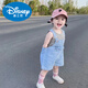 Disney Girls Children's Clothing Denim Consejo de mezclilla Summer NUEVO Estilo Bebé Versión de Corea de Moda Corea de Summer Pantalones Azules 90