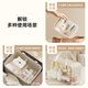 Baicaoyuan toilet bag cosmetic bag large capacity dry and wet separation travel toilet bag swimming storage bag bath bag double-layer medium size