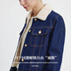 
Navigare Italian small sailing boat women's fur collar denim jacket 2025 autumn and winter new hot core warm velvet lapel warm jacket Night blue M