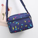 All-Match-bedruckte Mini-Tasche Leichte Stoffbeutel für Frauen 2025 NEUER HAND HLENDE MENTER ART MUTTER BAG CROSSBODY SABE Schwarz