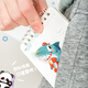 Fuwu Zhijia Coil Notebook 60 Bilder mit reißbarem Draht tragbares kleines Notizbuch kreativer süßer Cartoon Notizblock A1048-8 Q 4 Paket