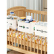 Znmw Nachthänge hängende Korb Baby Krippe Nachteile Lagernwindeln Windeln Windelbeutel Windel Windel Zaun Aufbewahrungsbox Crescent White Coverless Modell [mit Papierschublade + Kabeleinfügungsanschluss]