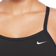 Nike (NIKE) Hydrastrong neuer bestickter, hochgeschnittener, einteiliger Badeanzug für Profi-Rennsport, einfarbig, Sport-Racer-Rücken, chlorbeständiger Badeanzug 001, Schwarz, XXS /24
