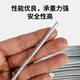 Jiuqiangu galvanized iron wire No. 12 binding wire thick 2.8MM 1KG about 20 meters rust-proof electroplated corrosion-resistant wire binding fastening industrial wire household clothes drying construction subway wire