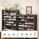 Шкаф Mercerta Shoe Cabinet Home Home Door Hesepper Входной шкаф, интегрированный на стену средневекового стиля, многослойная многослойная панель из углеродной стали)