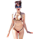 Fun underwear mini bikini sexy thong three-point mini swimsuit bikini one size red no gift box packaging