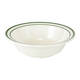 Sanqihu Tischgeschirr Imitation Porzellan Restaurant Schalen und Gerichte Set Hotel Hot Pot Set Tisch Plastik Dip Sauce Schüssel Reis Schüssel Teller Löffel Werbung LD-1047 Green Edge