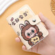 Cute Little Bubu Cartoon Card Bag Women's Niche Large Capacity Multi-Card Slots Portable Compact Driver's Document Coin Purse Yellow Small Cloth 20 Card Slots No Document Slots