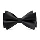 GLO-STORY gift box men's bow tie groomsmen formal wedding British bow MLD824065 black-double knot
