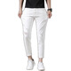 
Heyu ripped nine-point pants men short white jeans men trendy elastic slim feet 9 points 2025 black and gray 1048 nine-point pants QN [high elasticity 27 size = waist circumference 2 feet