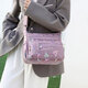 New wallet bag crossbody bag women's bag large capacity lightweight small bag breast bag casual fashion deep pink