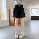 Célébrité sur Internet d'été pour filles 2025 Nouveaux shorts en denim Shorts à la mode mince usure polyvalente du pantalon chaud décontracté pour enfants.