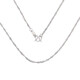 Beijing Gold Trading Center Co., Ltd. Platinum pt950O sub chain M buckle women's necklace clavicle chain birthday Valentine's Day gift for girlfriend and wife about 3.43g