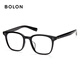 Bolon Tyrannosaurus очки Wang Hedi Тот и тот же 25-летний новый продукт, рамки Myopia Myopia для мужчин и женщин могут соответствовать оптическому зеркалу BJ5195 B10 Yaoye Black Single Rame