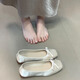 
Lekali light mouth soft sole single shoes for women 2025 new pleated design ballet shoes French beautiful bow evening shoes off white about 3cm 38