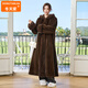 
Winter home brand fur 130CM extended imported mink coat for women whole mink hooded mink coat 2025 new style brown L 120Jin [Jin equals 0.5 kg] below