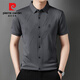 
Pierre cardin summer traceless ice silk free short-sleeved shirt for men's elastic new casual men's French short-sleeved shirt 6622 black L Recommended 105-120Jin [Jin equals 0.5 kg]