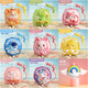 Andytai Children's Sackepack Water Gun Toys Grands Capacité PLAQUES Jouets d'eau Gun Water Gun Pulling Style Boys and Girls Water Splash Festival [Little Hippo] 2500 ml / Emballage 549918
