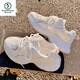 Woodpecker Summer Souhable Chaussures pour femmes Chaussures de papa à semelles épaisse