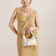 
Cnoles Bag Women's Bag 2025 Folded Cloud Handbag High-end Hand Holding One-Shoulder Crossbody Bag Chinese Valentine's Day Gift Cream White - New practical birthday gift for girls