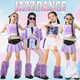 Yu Senyi Show de moda para niños Modelo Show Ropa de moda 1 Junio ​​1 Jazz Dance Disfraz Girl Purple Sequin Fashion Clothy Skirt Set solo Net Top J3524+ Vest J3 One Size 120cm