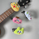 
Sijie brand Rongdetang cute little animal cartoon folk songs tone clip electric guitar ukulele voice clip tuner green