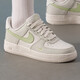 Nike (Nike) Chaussures pour femmes chaussures Air Force 1 Air Force 1 AF1 Leyee en cuir petite chaussure blanche chaussures décontractées chaussures de sport chaussures IB3881-001 Green blanc 36