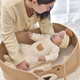 
Sweet Miaomiao baby carry basket portable safe sleeping basket baby carry basket newborn discharge basket foldable mobile sleeping basket khaki bear baby basket [without mat] 0-6 months available 70*40*25 cm/load bearing 25 cm Jin [Jin equals 0.5 kg]