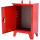 Outdoor floor-standing secondary box construction site temporary distribution box tall mobile portable rainproof switch cabinet control box red empty box 250*300*180 suitcase